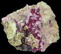 Fibrous Roselite Crystals on Matrix - Morocco #57234-1